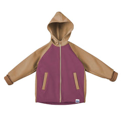 Jachetă cu glugă Pacifica Caramel Purple, softshell 3 straturi